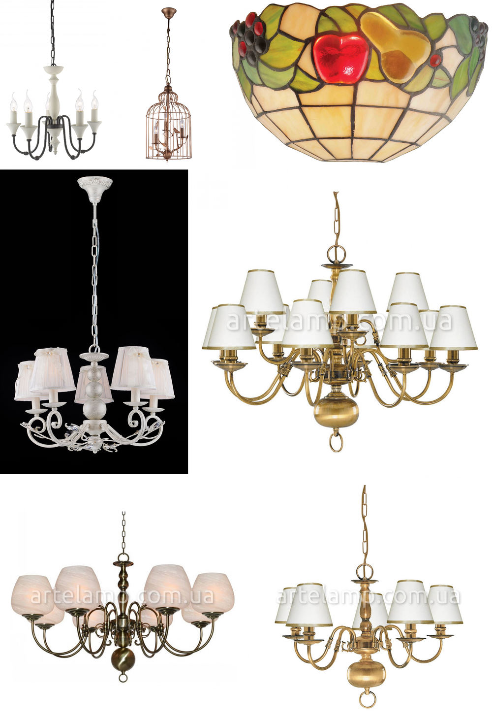 «». Arte Lamp серия Flemish артикул A1020LM-8AB