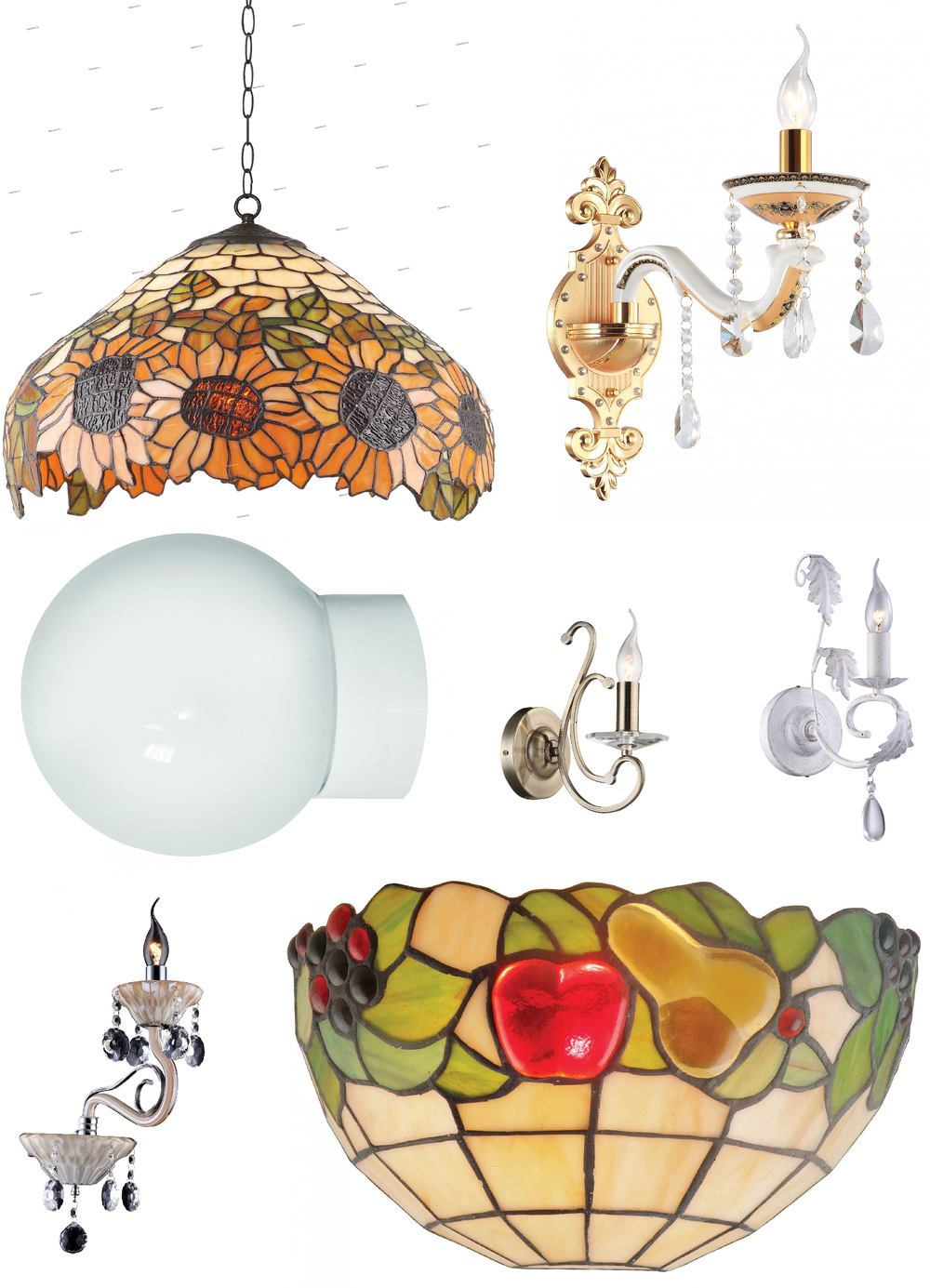« настенные светильники». Arte Lamp серия Sunflower артикул A1218AP-1BG