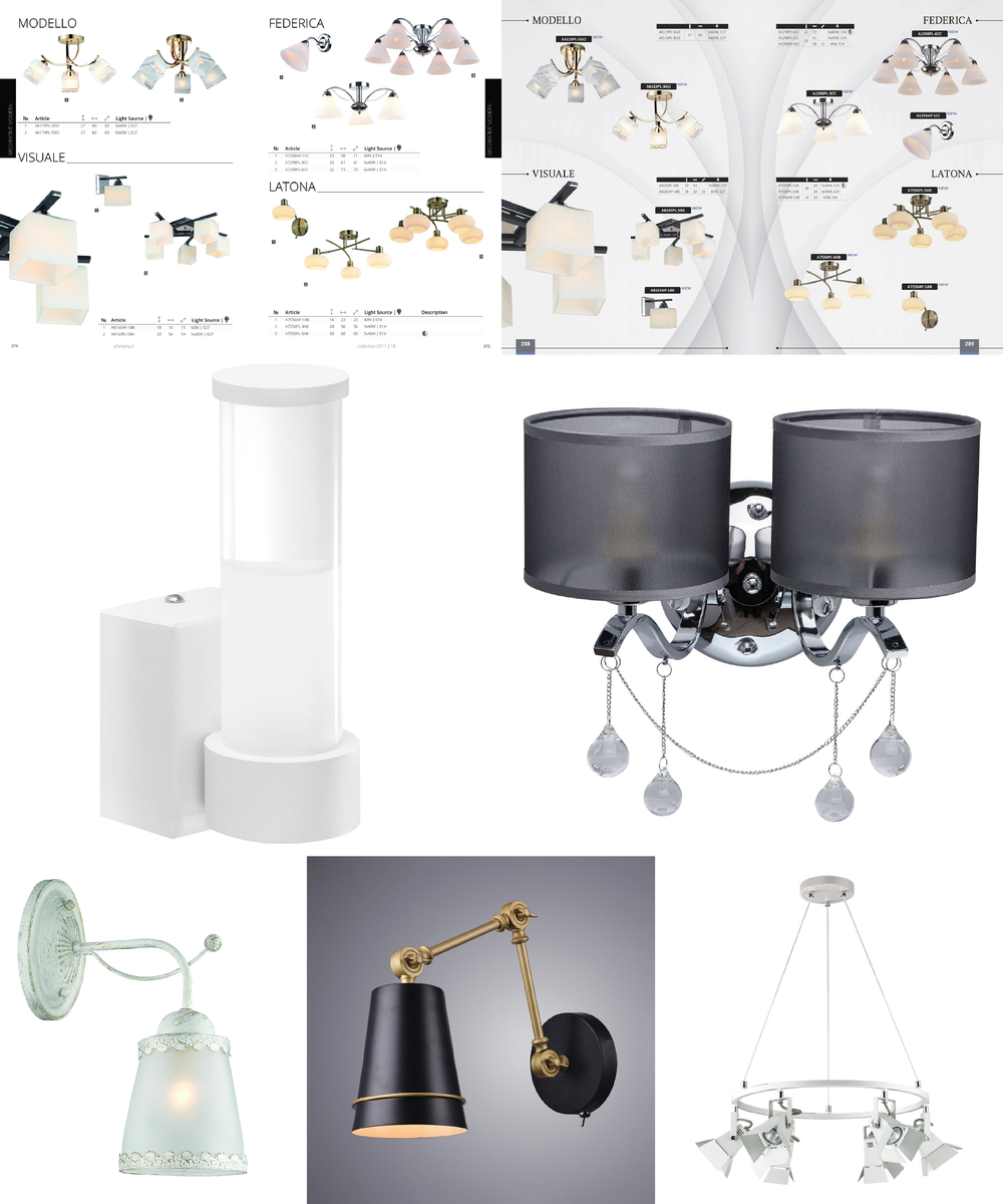 « для спальни». Arte Lamp серия Federica артикул A1298AP-1CC