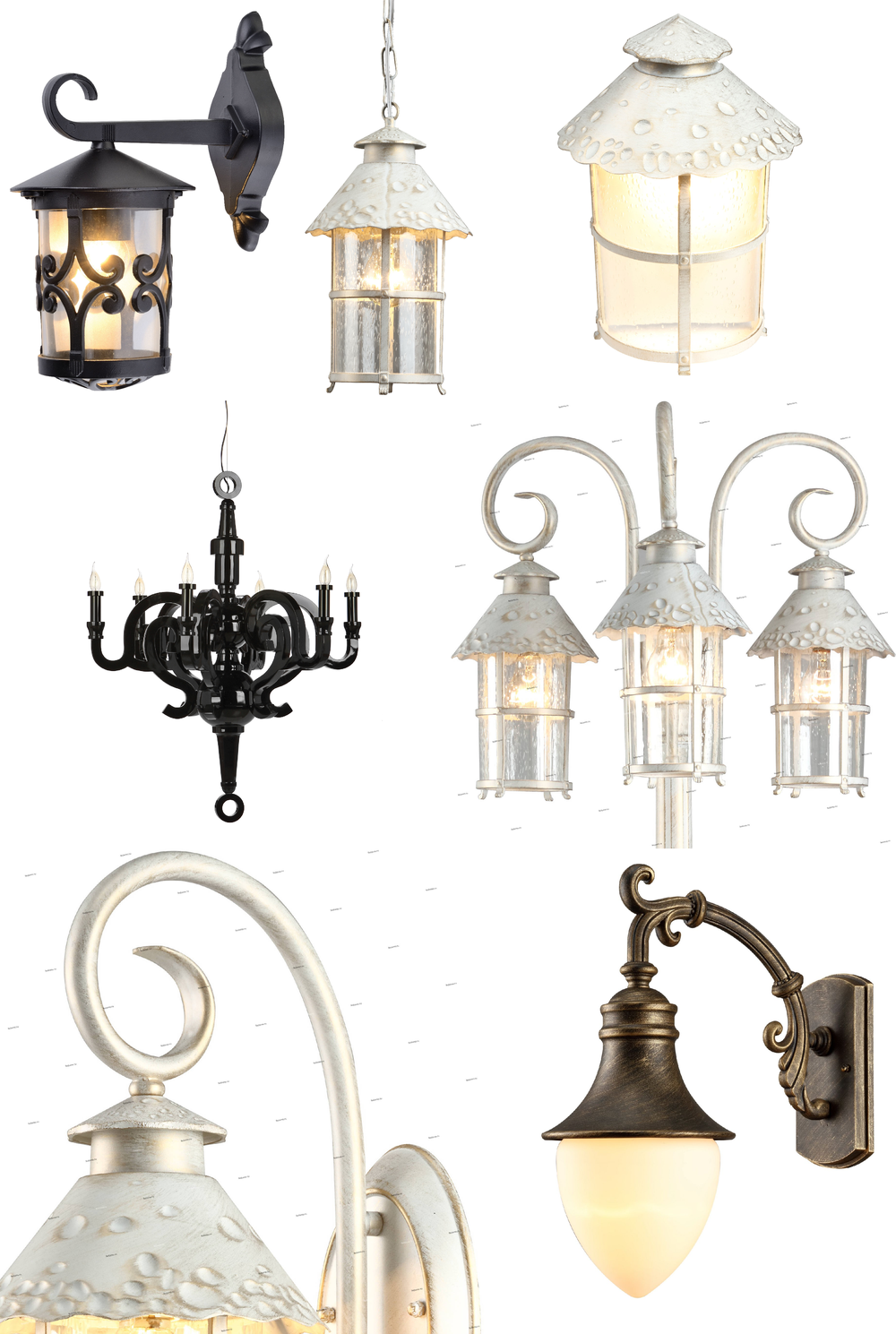 « садовые». Arte Lamp серия Prague артикул A1461AL-1RI