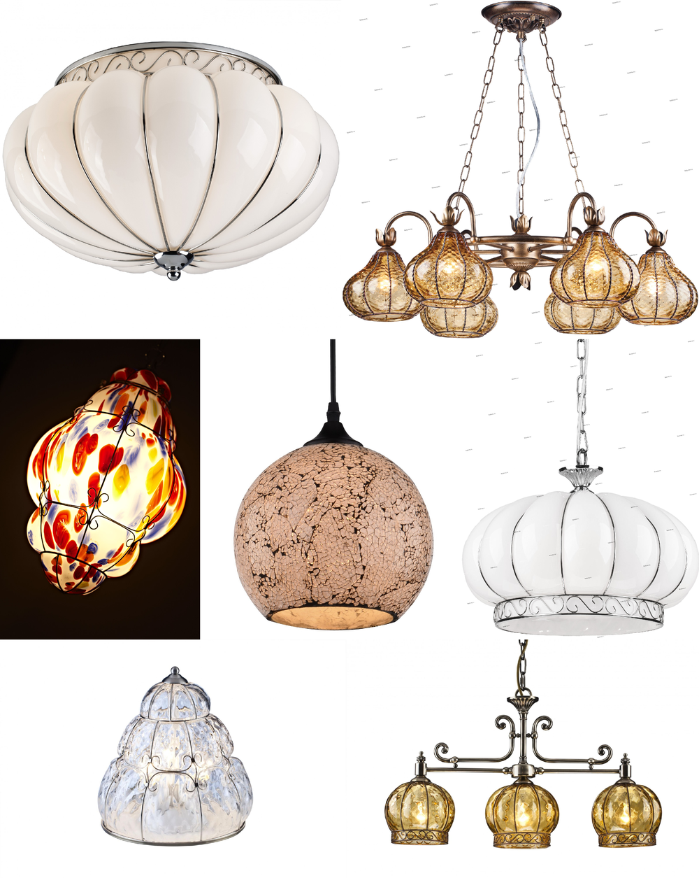 « потолочные». Arte Lamp серия Venezia артикул A2101PL-4CC