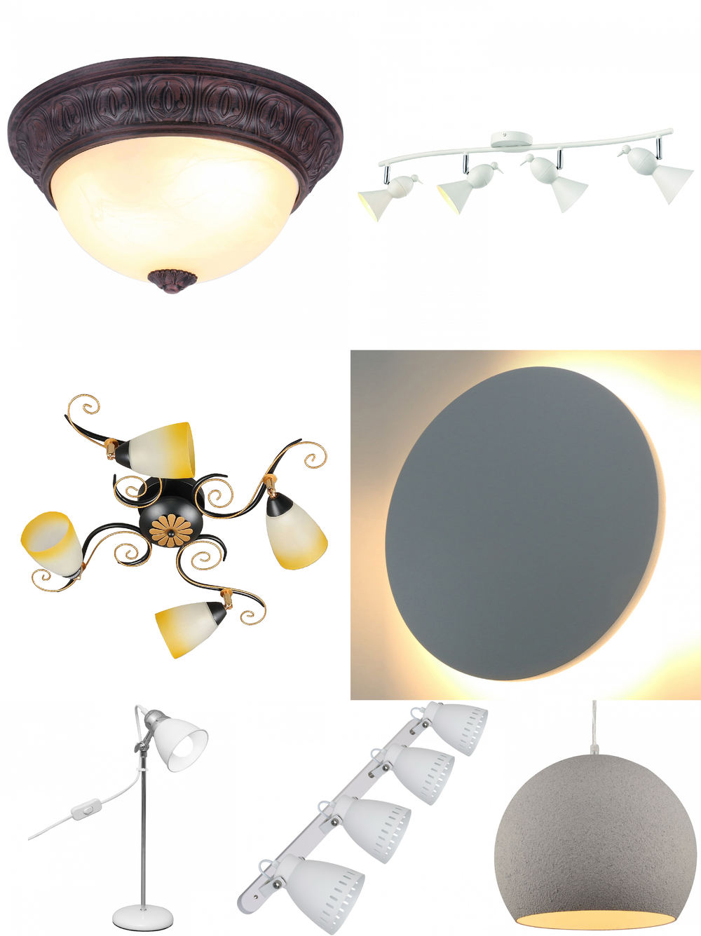 « четыре лампочки». Arte Lamp серия Luned артикул A2214PL-4AB