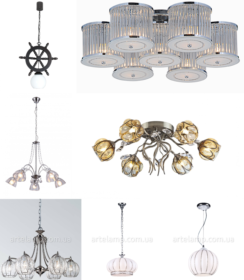 «». Arte Lamp серия Venezia артикул A2235LM-6WH
