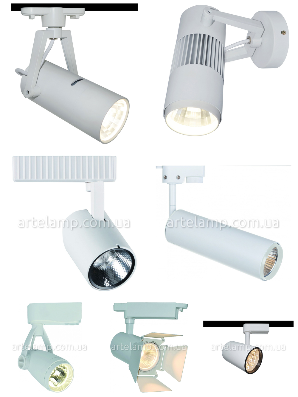 «Технический свет». Arte Lamp серия Track Lights артикул A2450PL-1WH