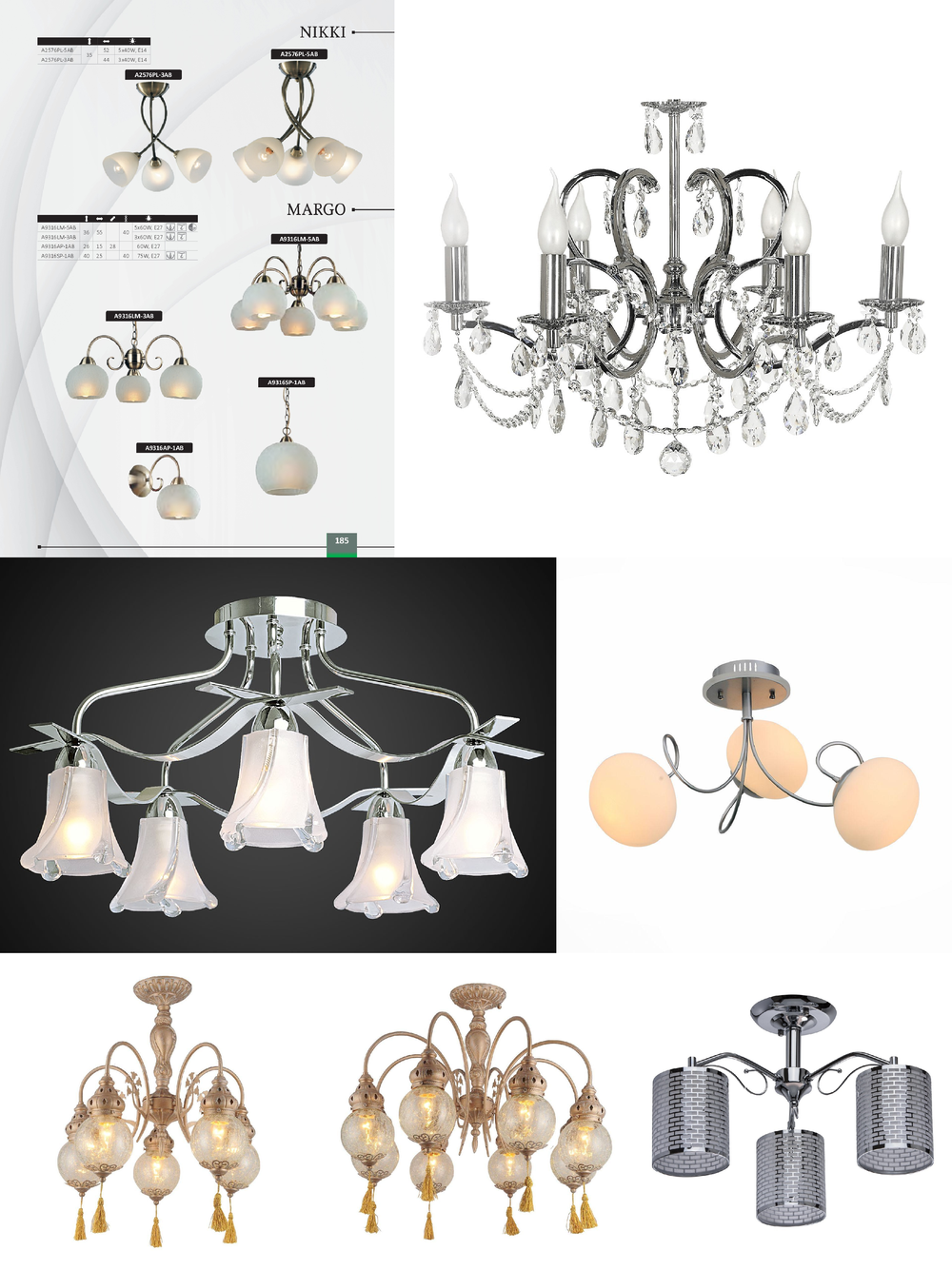 « потолочные». Arte Lamp серия Nikki артикул A2576PL-3AB