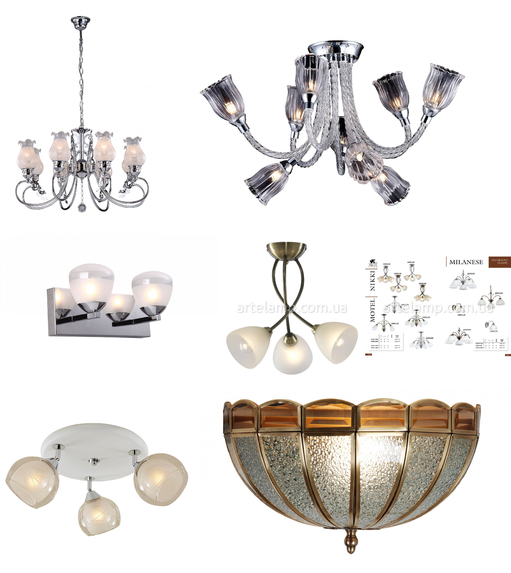 « потолочные». Arte Lamp серия Nikki артикул A2576PL-5AB