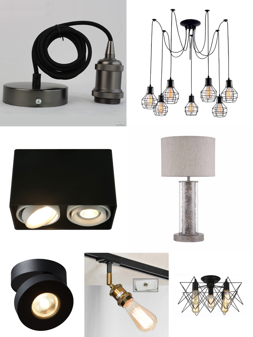« две лампочки». Arte Lamp серия Cinema артикул A3092AP-2BK