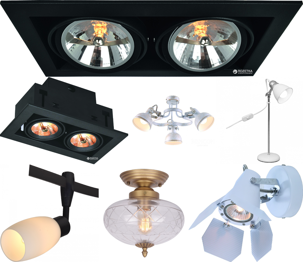 « две лампочки». Arte Lamp серия Cinema артикул A3092AP-2BK