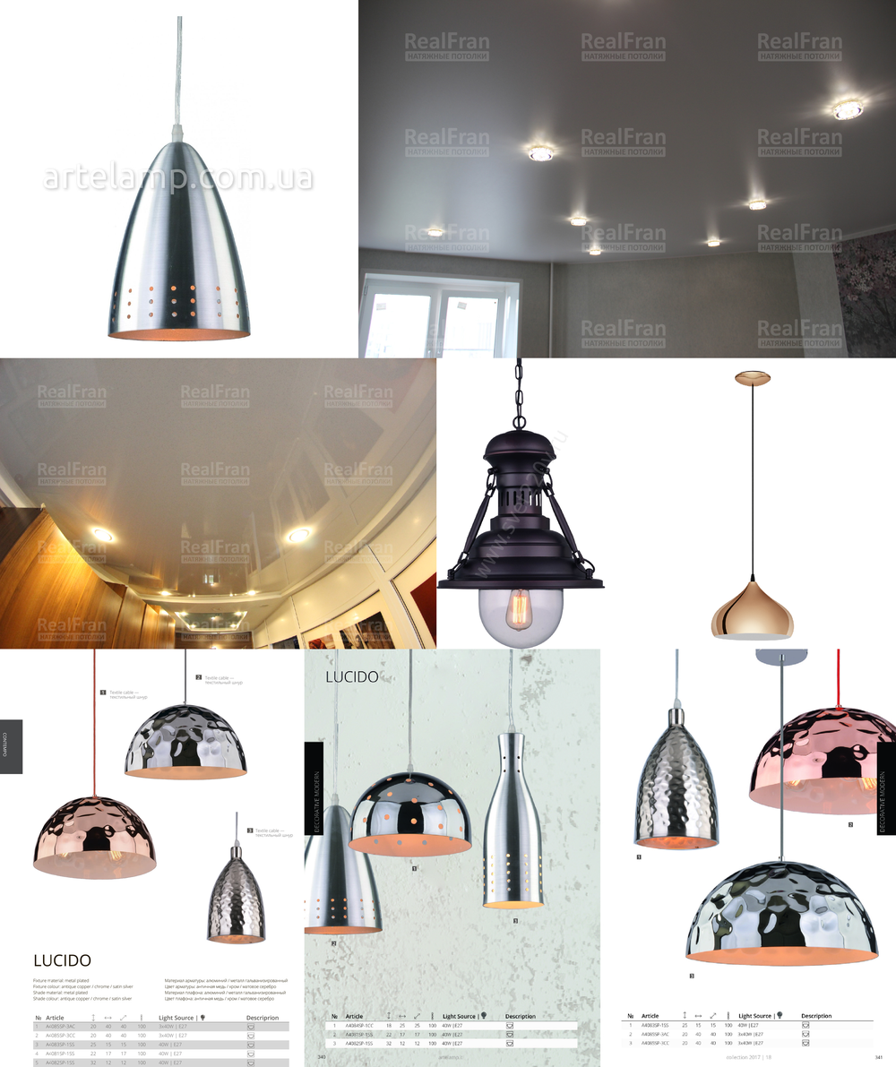 « для кухни». Arte Lamp серия Lucido артикул A4085SP-3AC