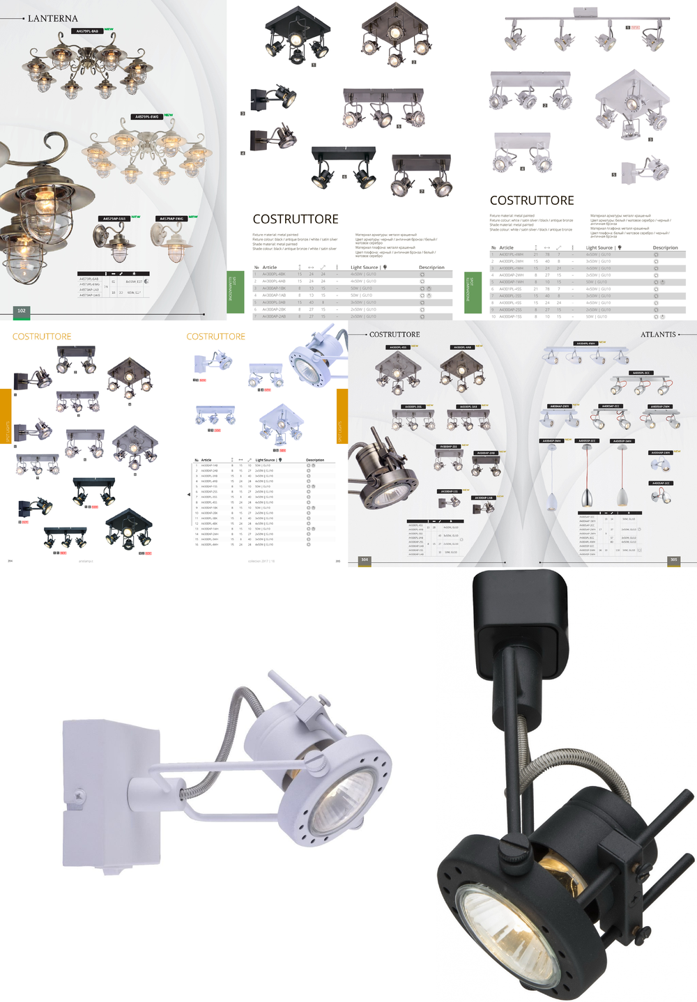 «». Arte Lamp серия Costruttore артикул A4300AP-2SS