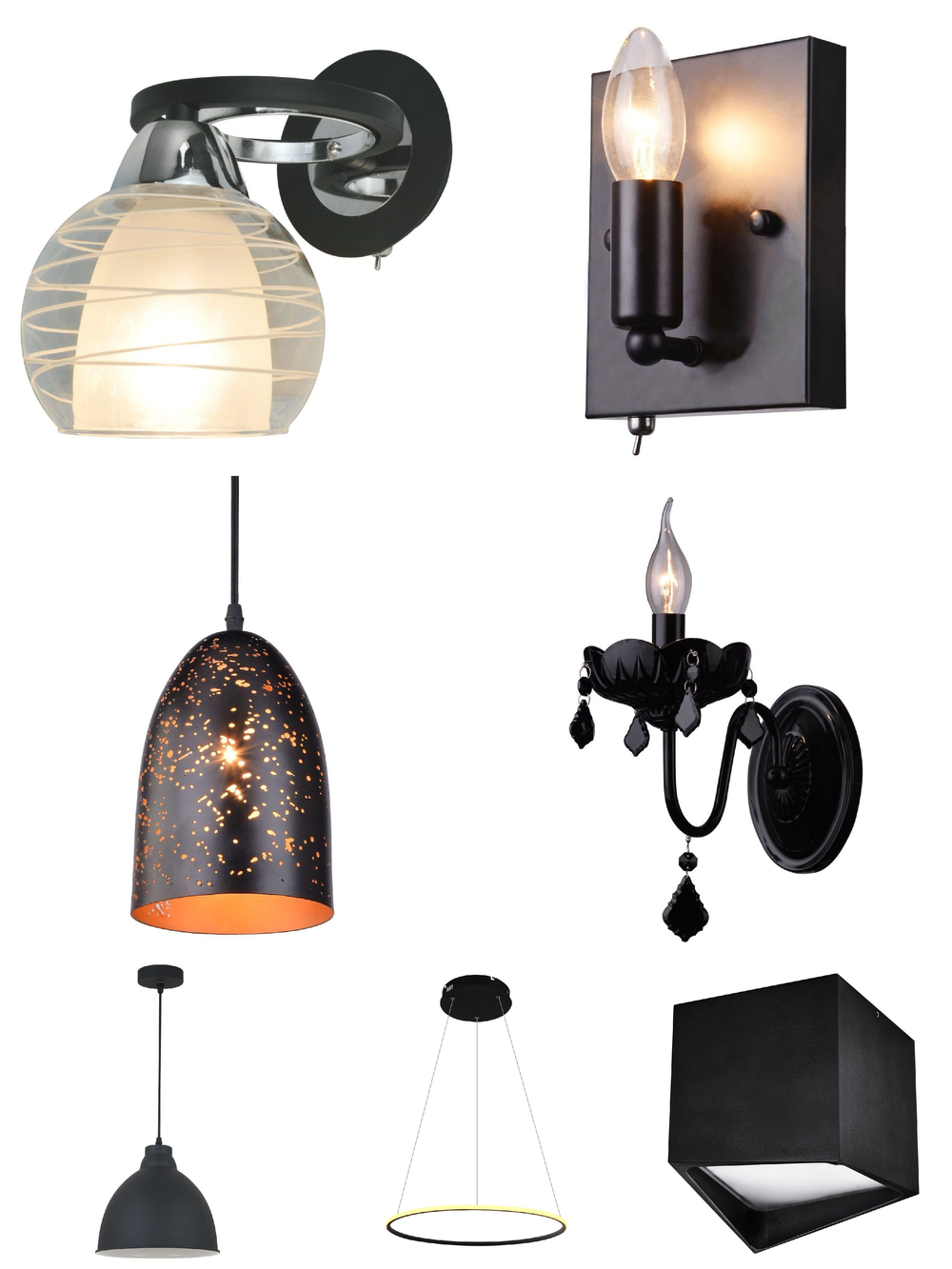 «Бра». Arte Lamp серия Quadro артикул A4402AP-1BK