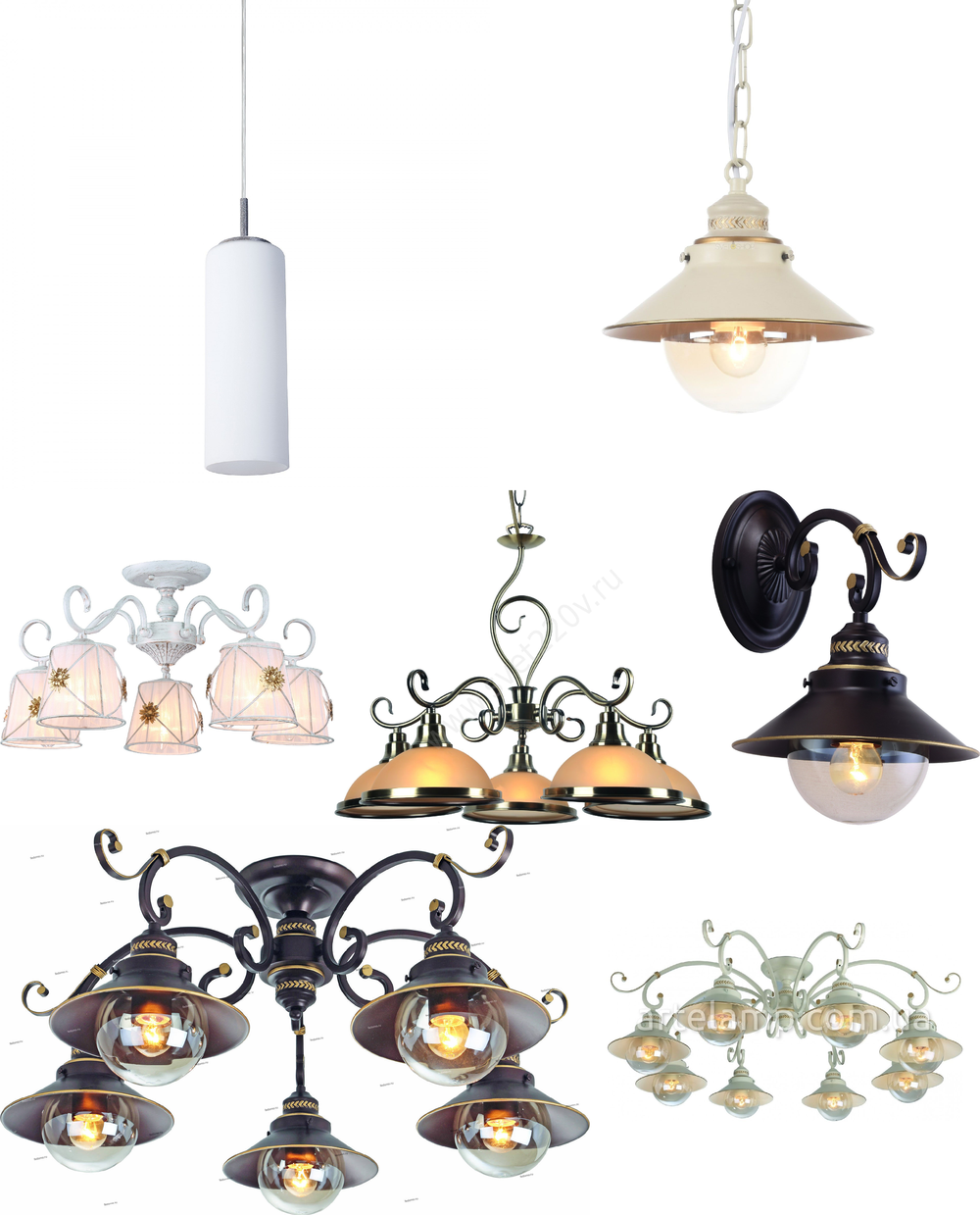 « потолочные». Arte Lamp серия Grazioso артикул A4577PL-3WG