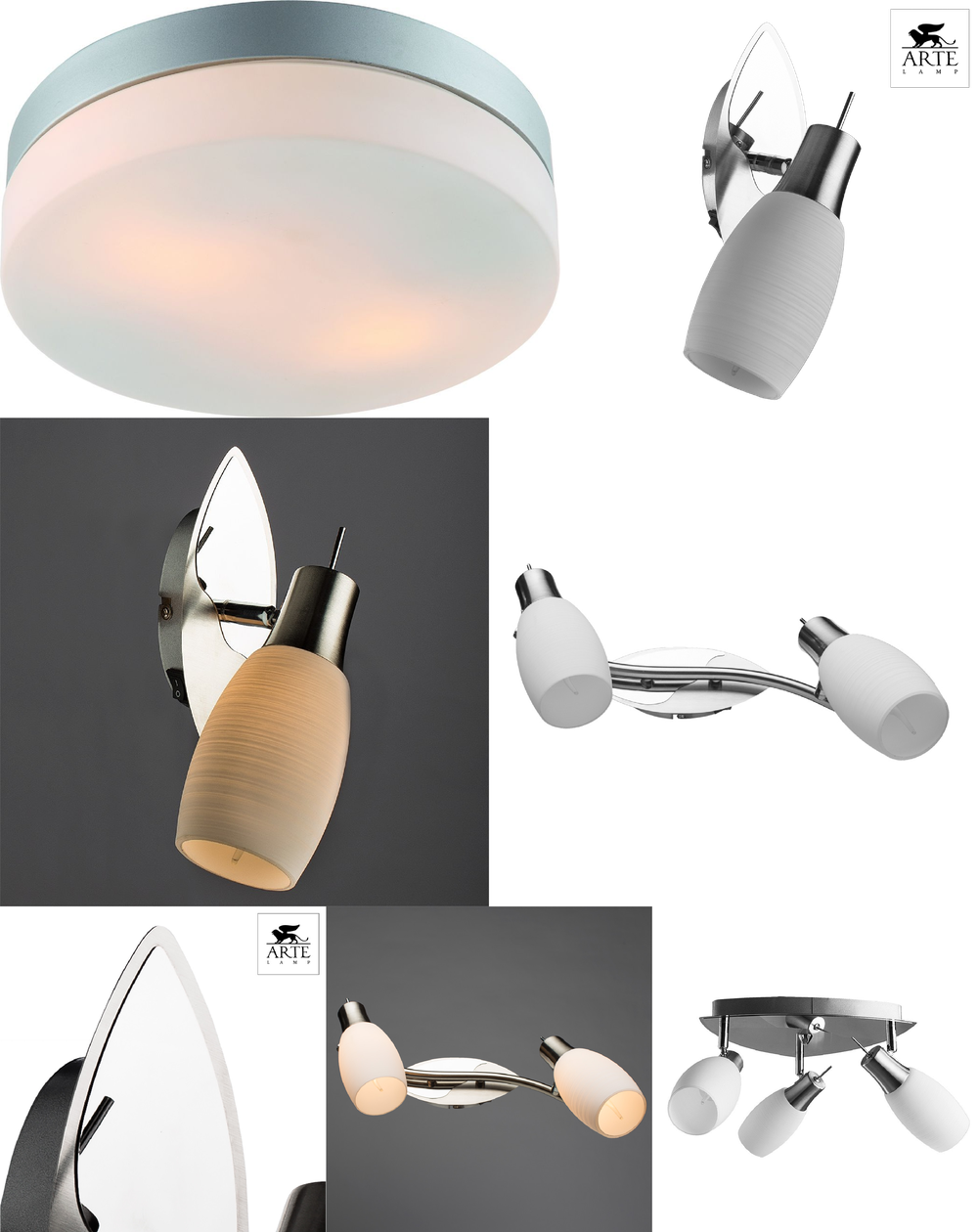 « одна лампочка». Arte Lamp серия Volare артикул A4590AP-1SS