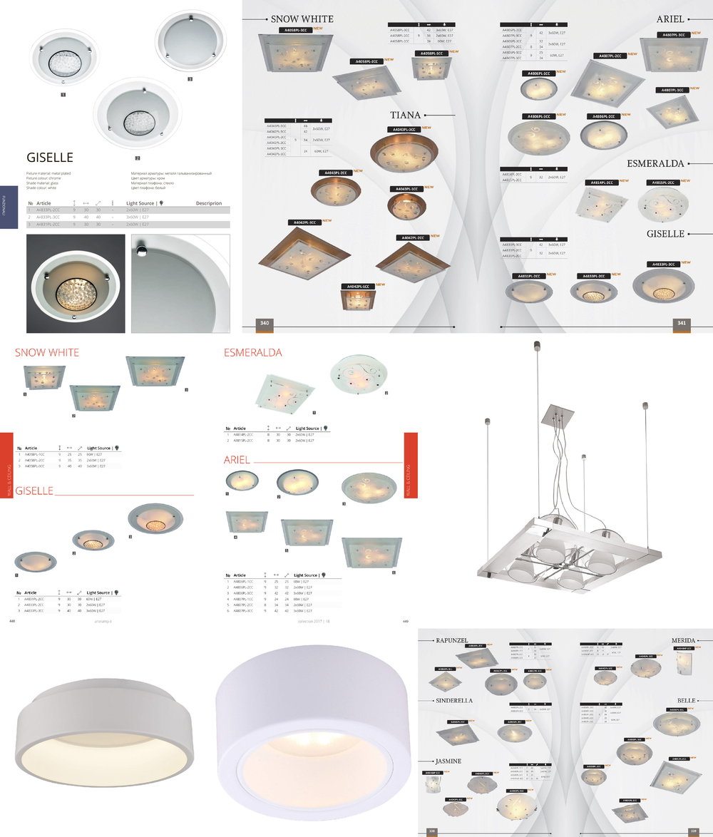 « для кухни». Arte Lamp серия Giselle артикул A4833PL-3CC