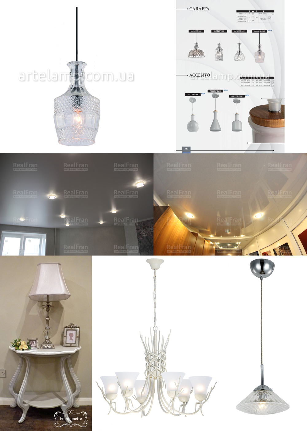 «». Arte Lamp серия Caraffa артикул A4961SP-1CC