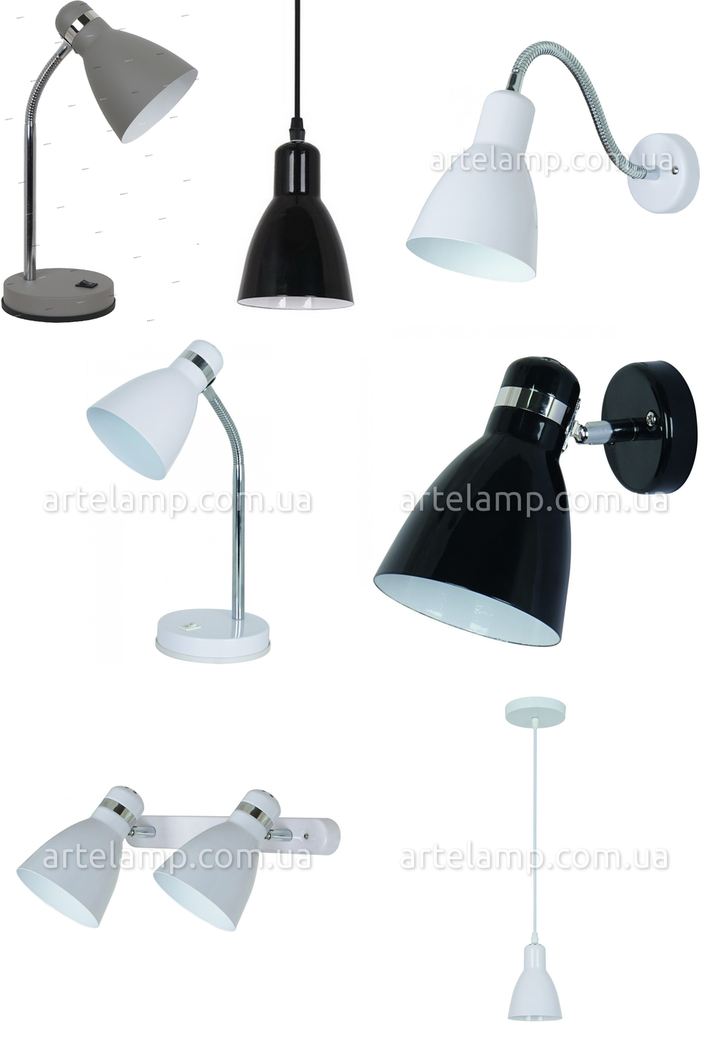 « белые». Arte Lamp серия Mercoled артикул A5049AP-1WH