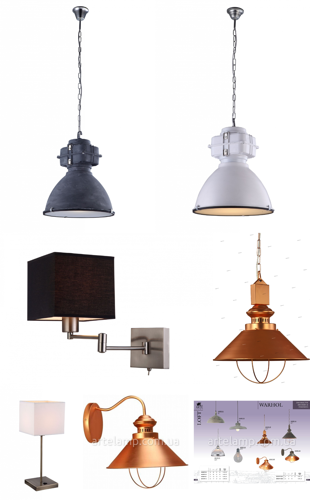 « подвесы». Arte Lamp серия Warhol артикул A5050SP-1BG