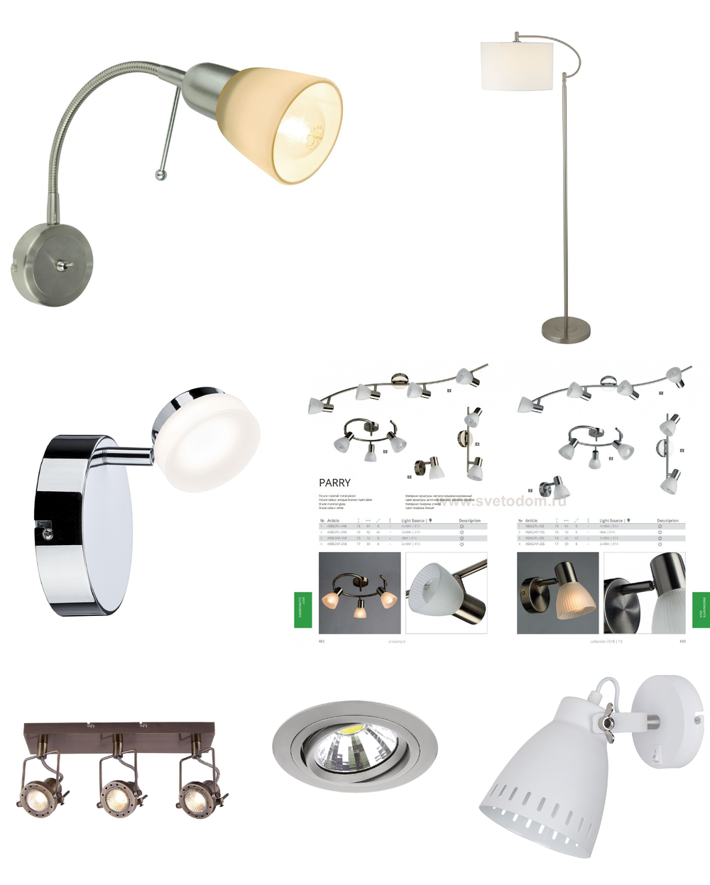 «». Arte Lamp серия Parry артикул A5062AP-1SS