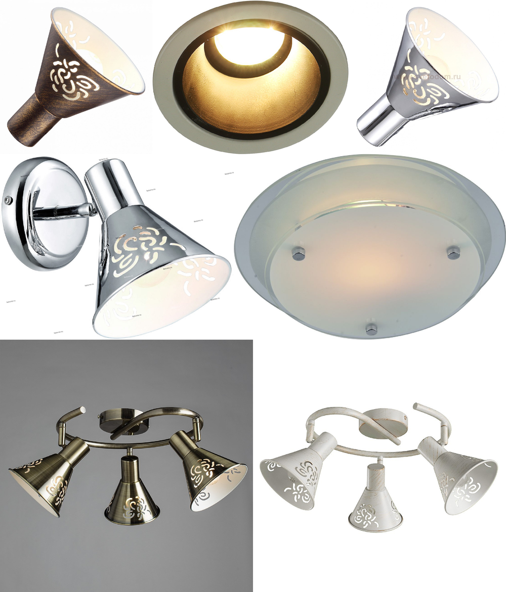 « три лампочки». Arte Lamp серия Cono артикул A5218PL-3AB