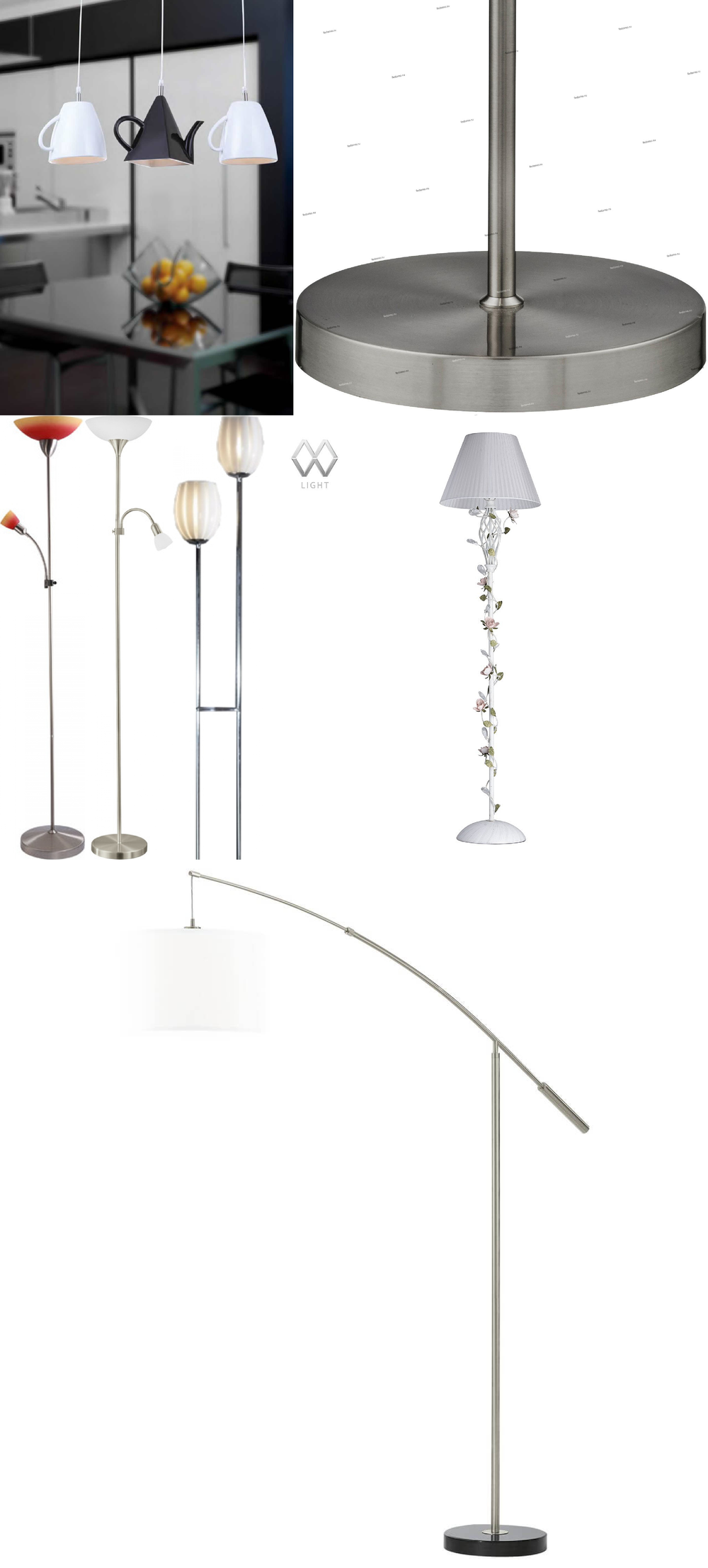 «Торшеры». Arte Lamp серия Wizard артикул A5665PN-1SS