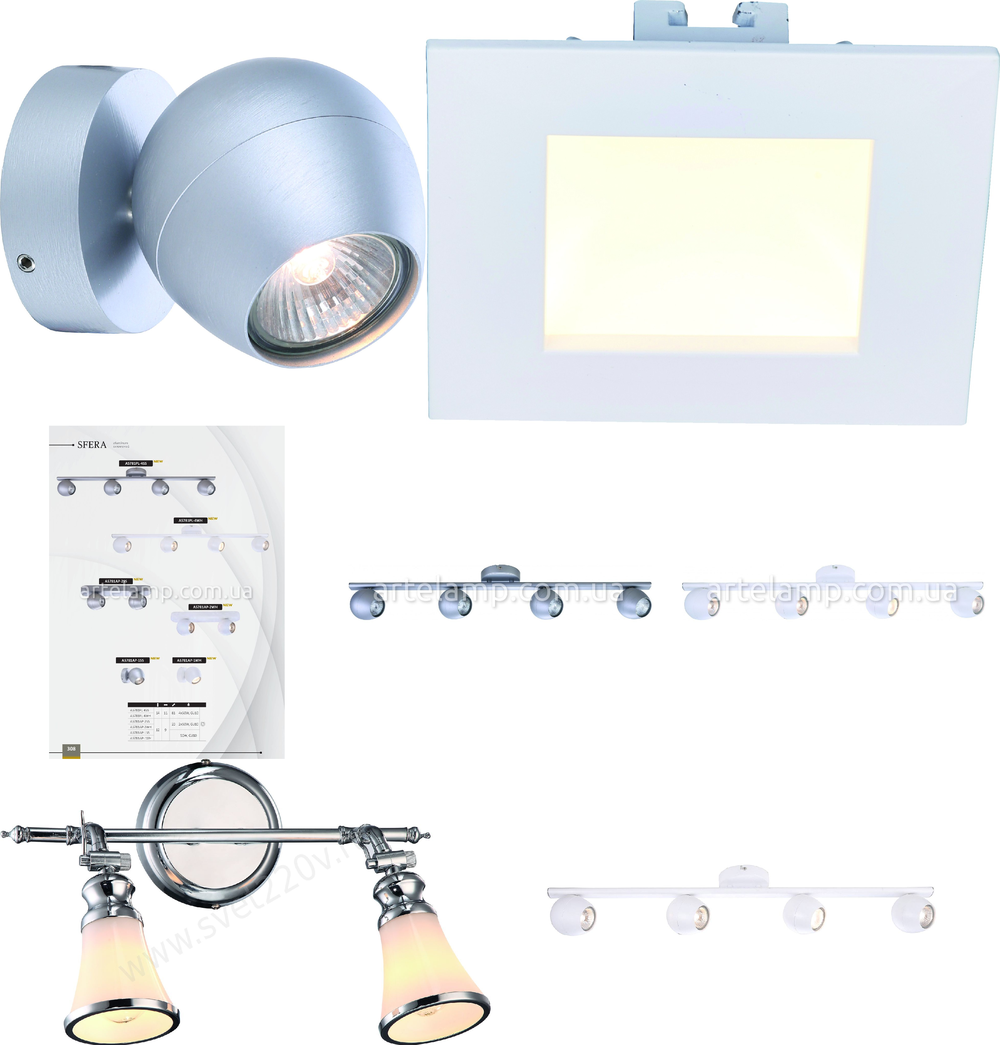 «». Arte Lamp серия Sfera артикул A5781AP-1WH