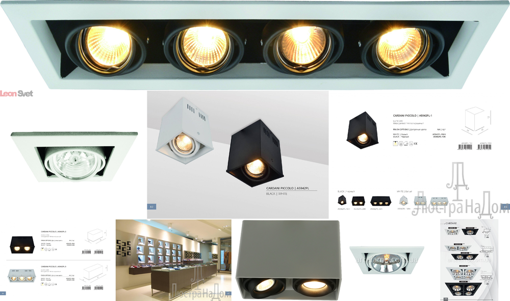 «Карданные светильники». Arte Lamp серия Cardani артикул A5942PL-2BK