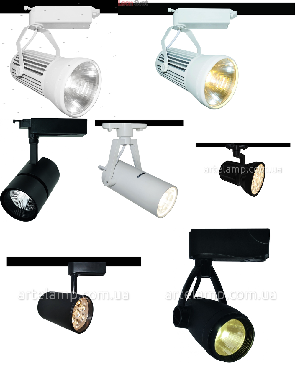 «Технический свет». Arte Lamp серия Track Lights артикул A6118PL-1BK