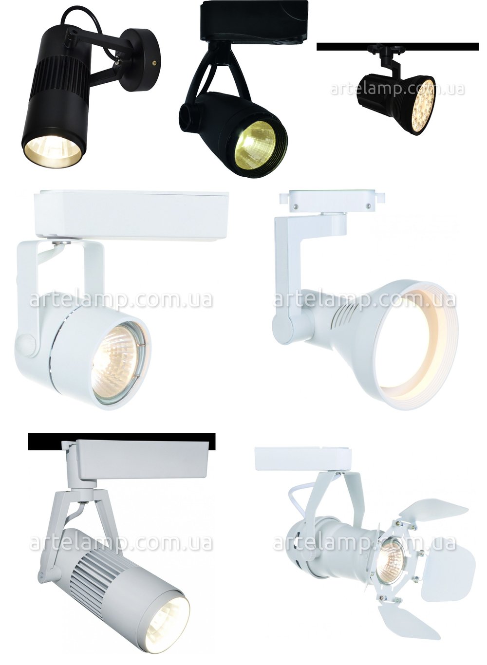 «Технический свет». Arte Lamp серия Track Lights артикул A6118PL-1WH