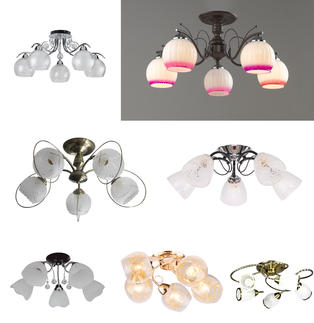 « потолочные». Arte Lamp серия Modello артикул A6119PL-5GO