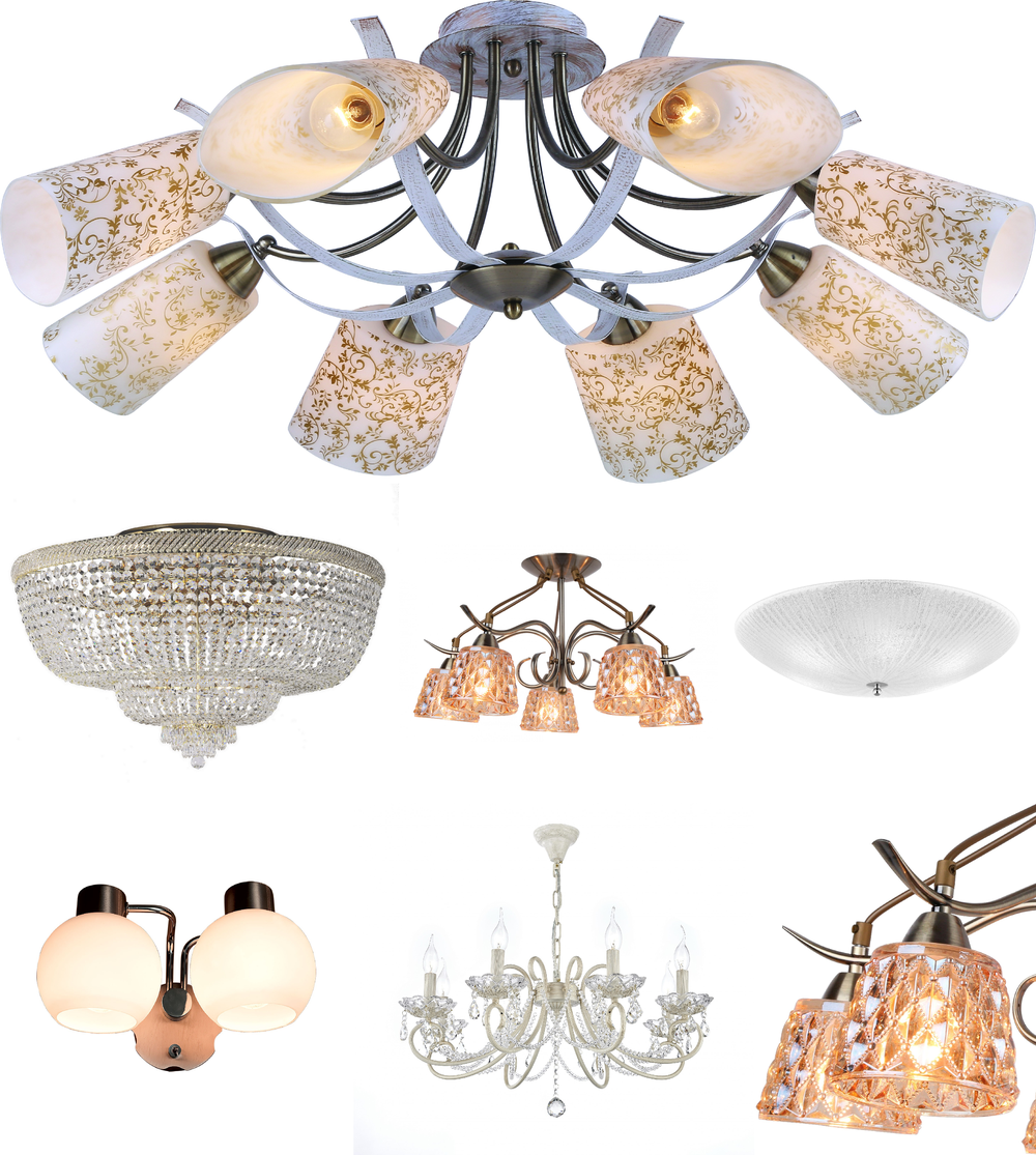 « потолочные». Arte Lamp серия Gemma артикул A6185PL-5AB