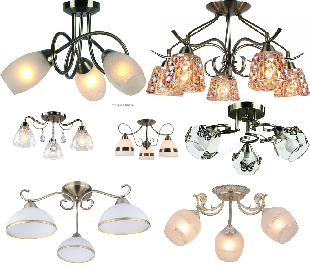 « потолочные». Arte Lamp серия Noemi артикул A6192PL-3AB