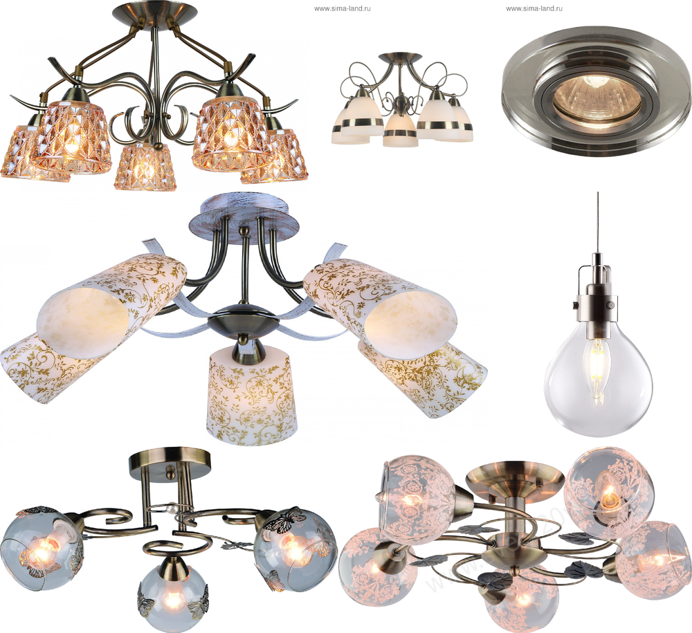 « потолочные». Arte Lamp серия Noemi артикул A6192PL-5AB