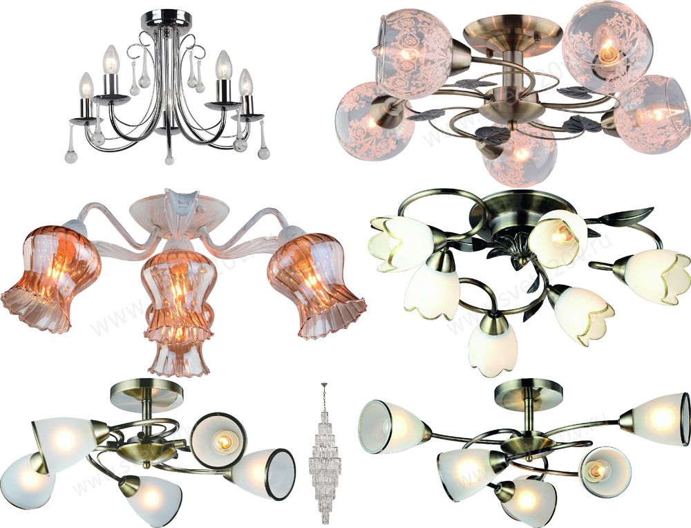« потолочные». Arte Lamp серия Giro артикул A6285PL-5AB