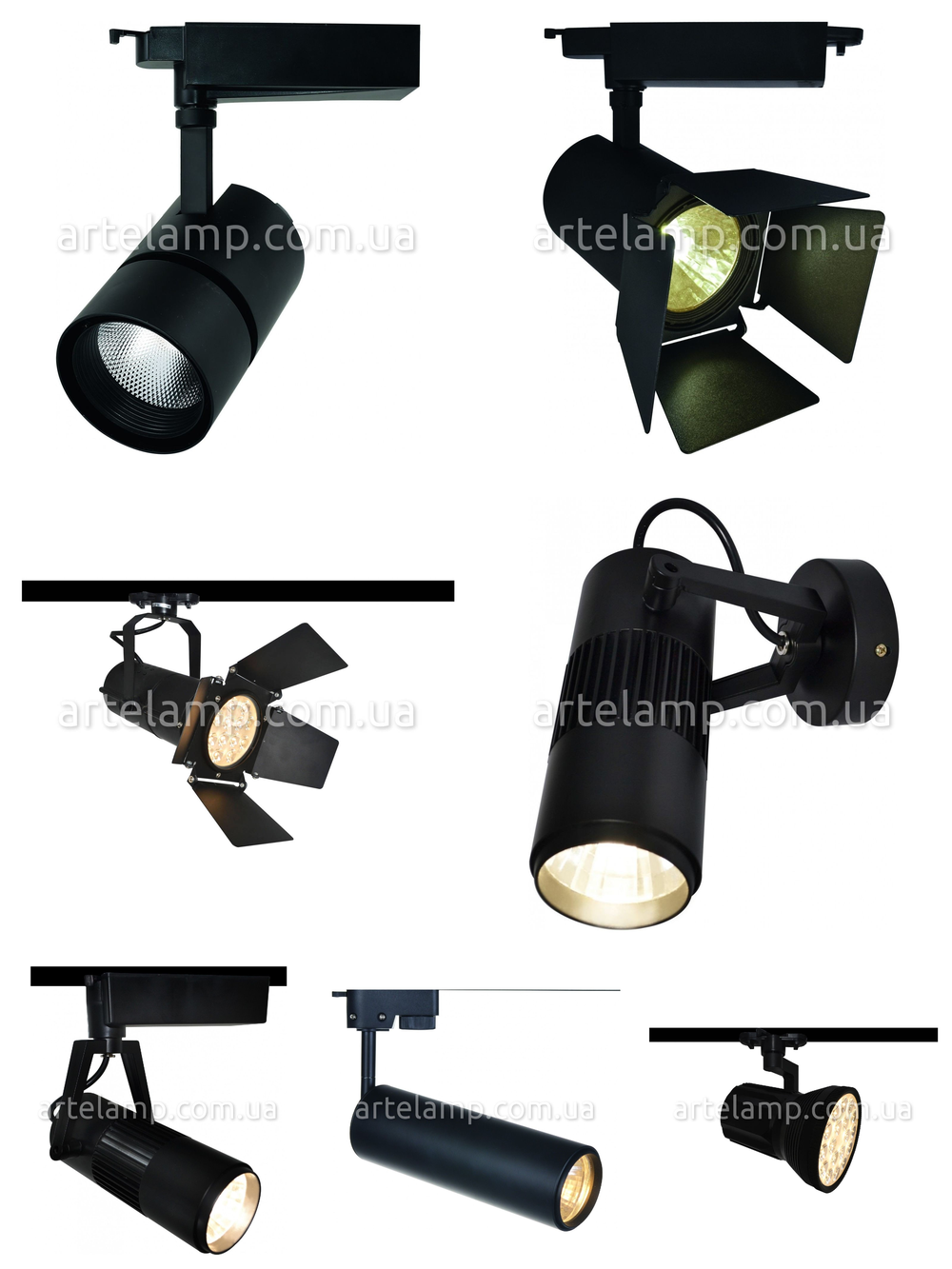 «Технический свет». Arte Lamp серия Track Lights артикул A6330PL-1BK