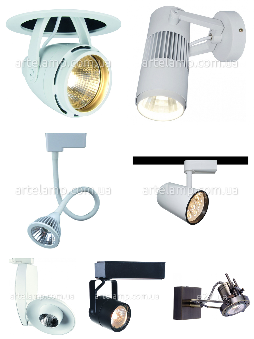 «Технический свет». Arte Lamp серия Track Lights артикул A6330PL-1WH