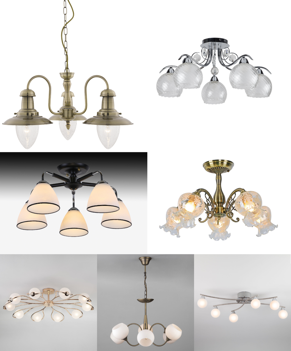 « потолочные». Arte Lamp серия Gemma артикул A6335PL-5WG