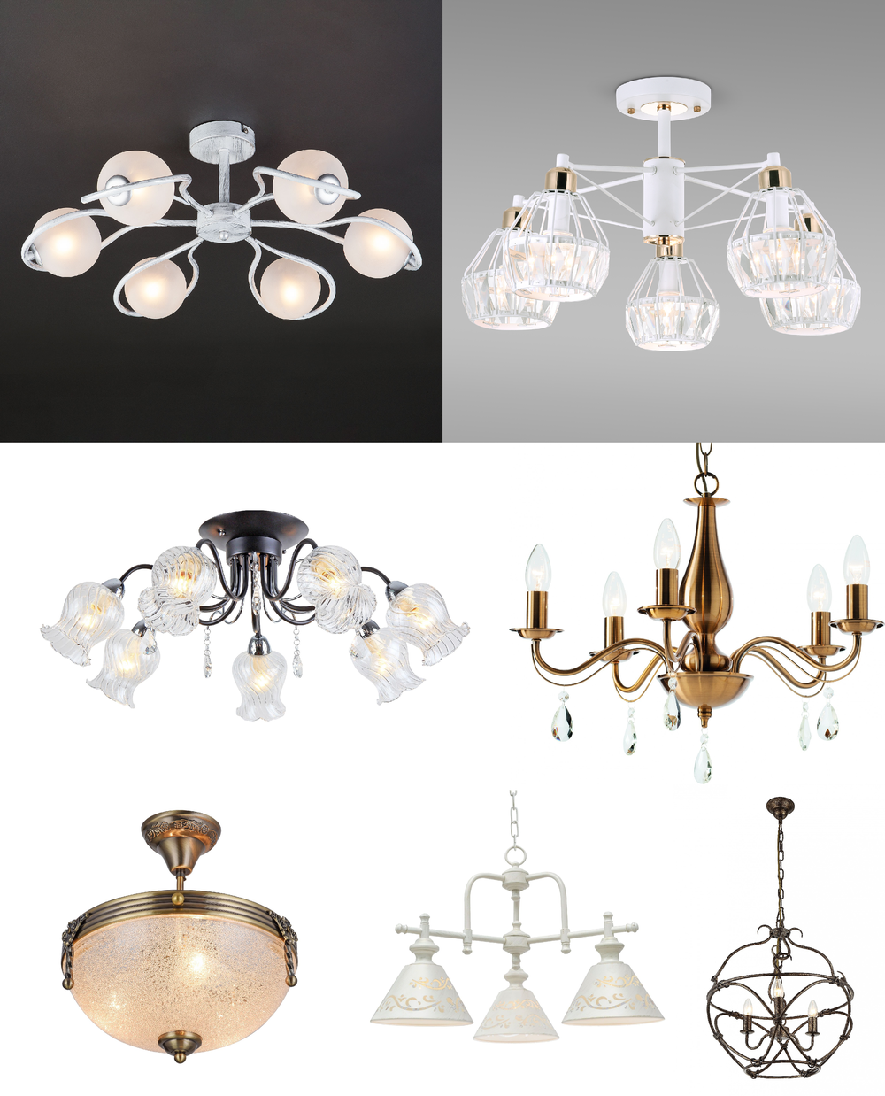 « потолочные». Arte Lamp серия Gemma артикул A6336PL-5WG
