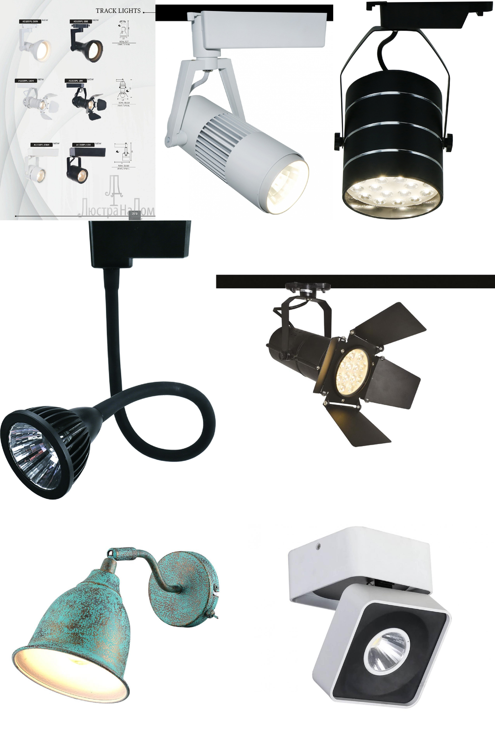« светодиодные». Arte Lamp серия Track Lights артикул A6520AP-1BK