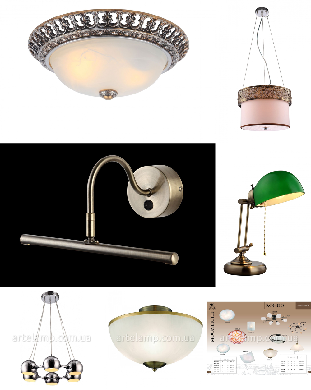 «». Arte Lamp серия Rondo артикул A6532SP-1AB