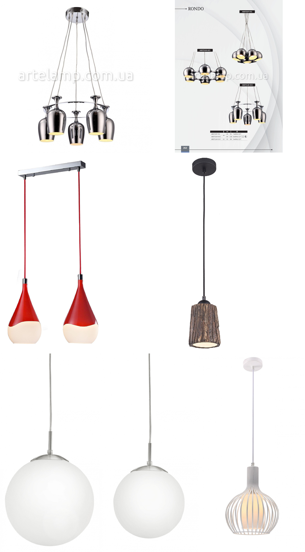 «». Arte Lamp серия Rondo артикул A6532SP-1AB