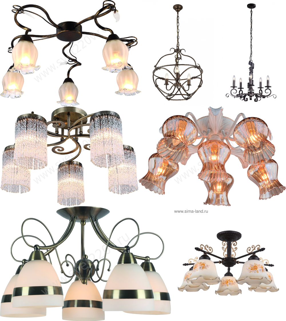 « потолочные». Arte Lamp серия Aroma артикул A6582PL-5BR
