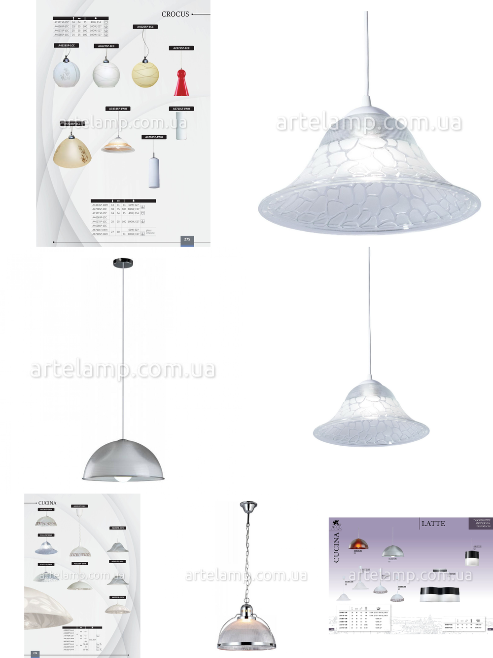 « для кухни». Arte Lamp серия Cucina артикул A6631SP-1WH