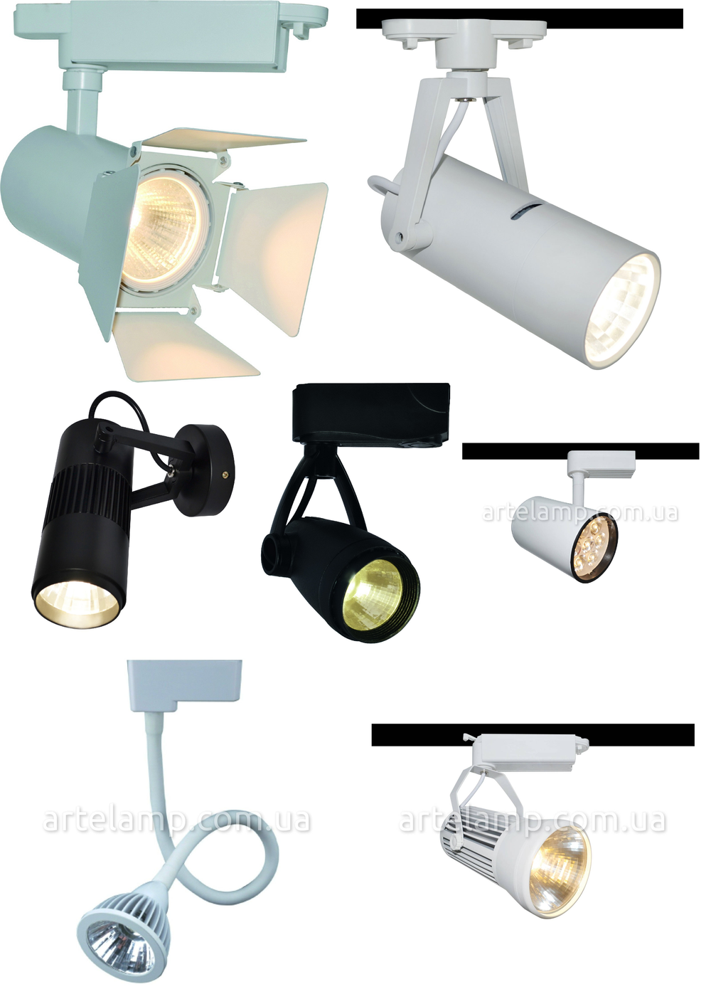 «Технический свет». Arte Lamp серия Track Lights артикул A6720PL-1WH