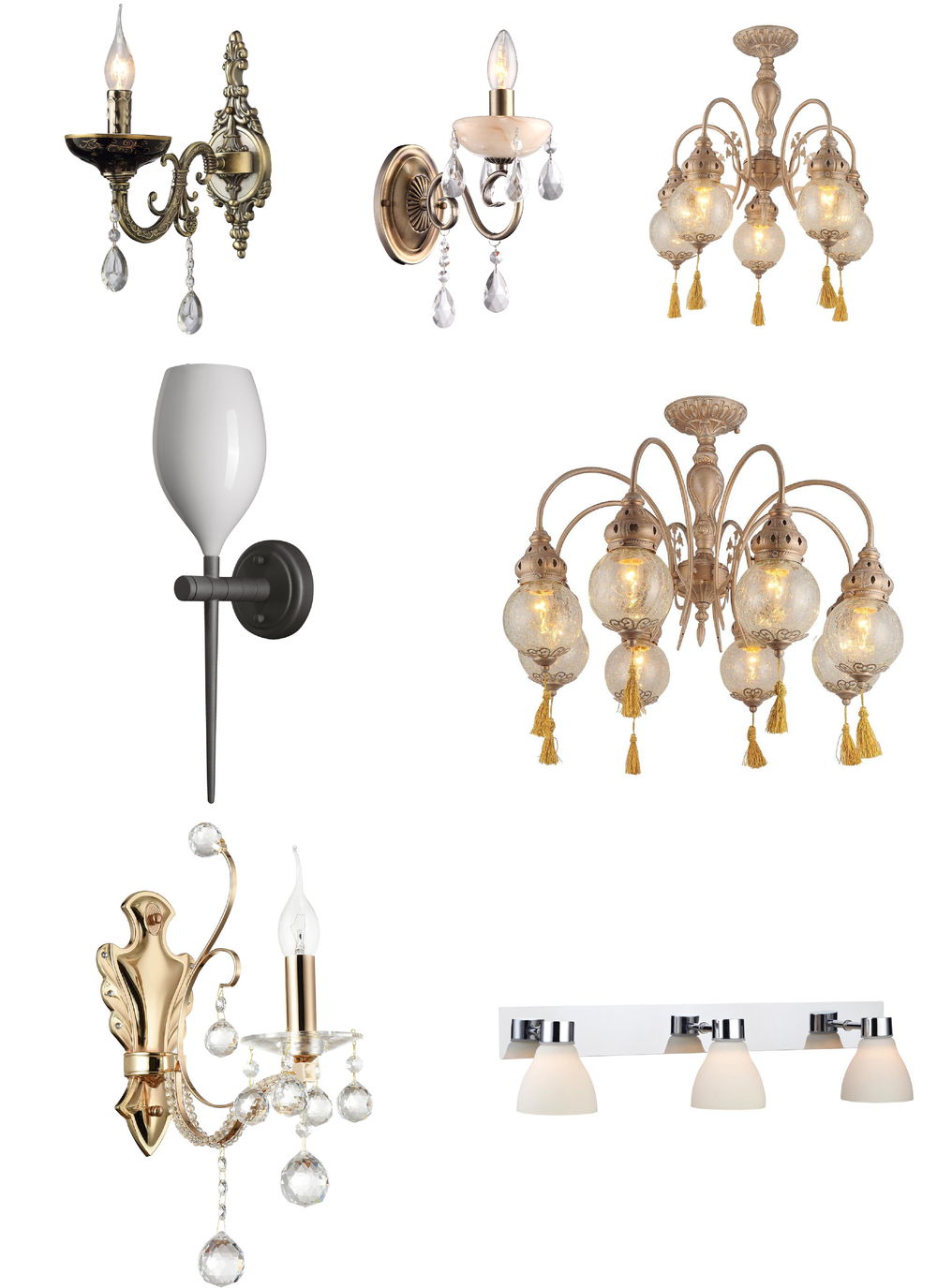 « белые». Arte Lamp серия Vaso артикул A6819AP-1WH