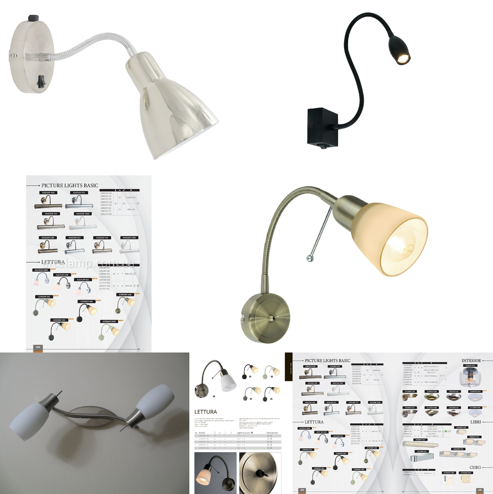 « для спальни». Arte Lamp серия Lettura артикул A7009AP-1BC