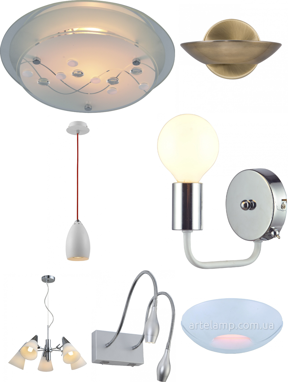 « настенные светильники». Arte Lamp серия Interior артикул A7107AP-1WH