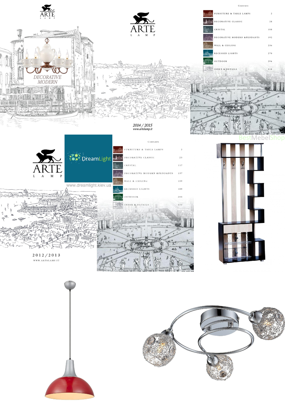 «». Arte Lamp серия Vitrage 1 артикул A7820AL-1AB