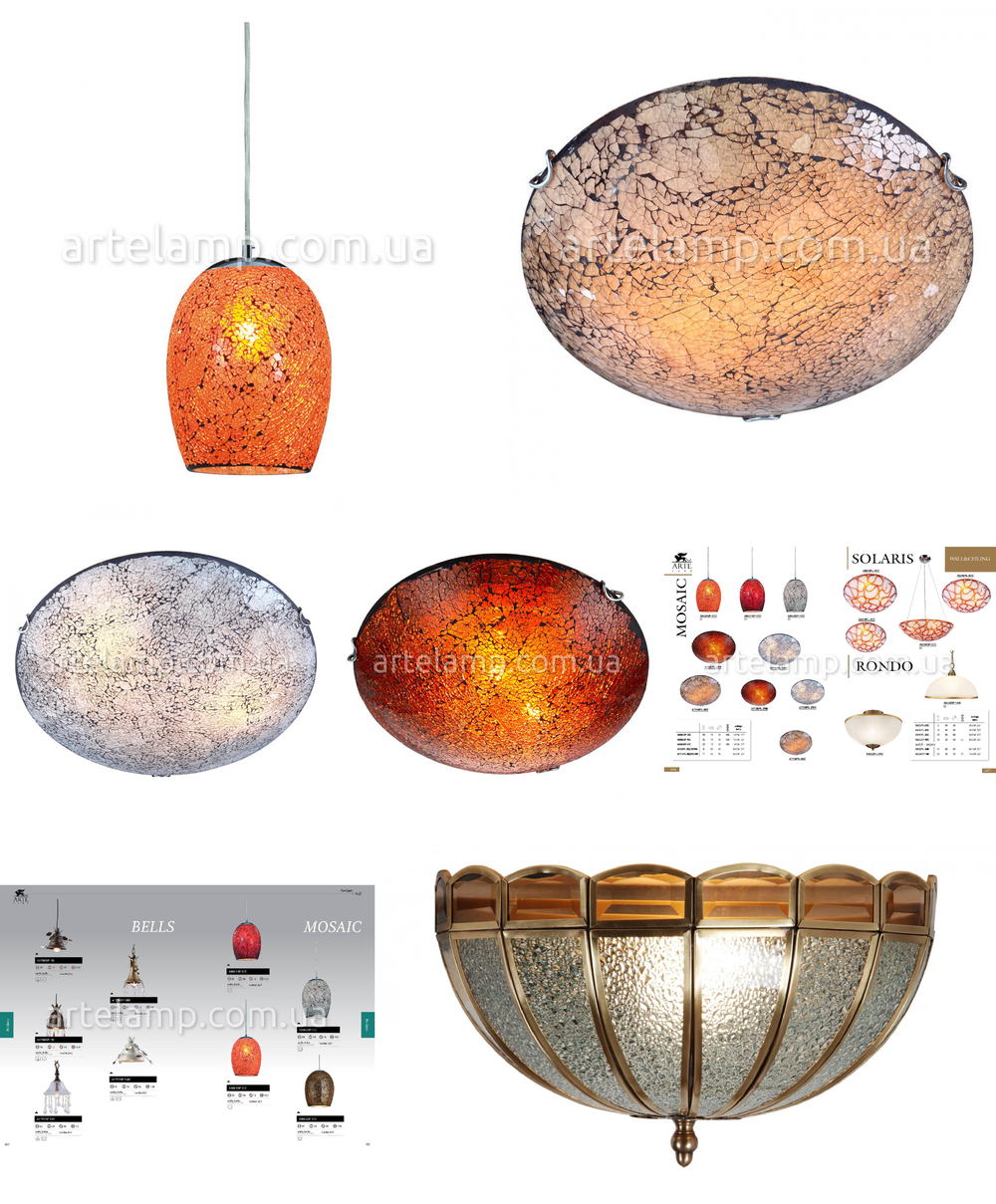 « подвесы». Arte Lamp серия Mosaic артикул A8061SP-1CC