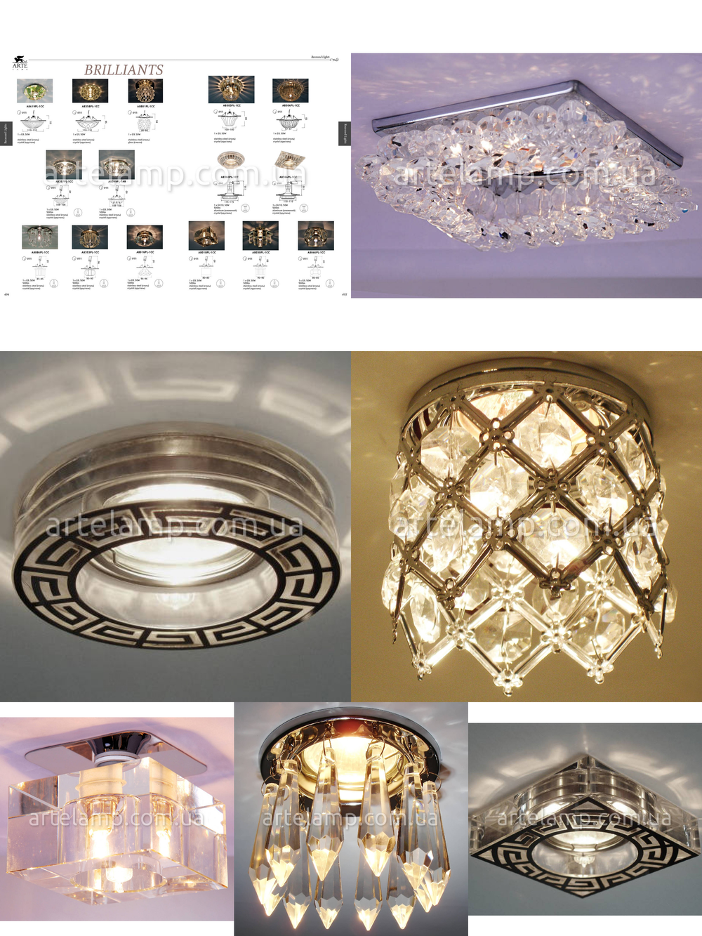 «». Arte Lamp серия Brilliants артикул A8419PL-1CC