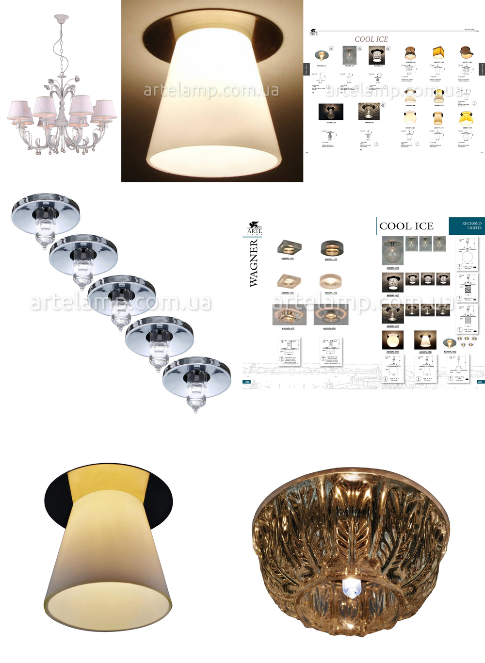 «». Arte Lamp серия Cool Ice 2 артикул A8550PL-1CC